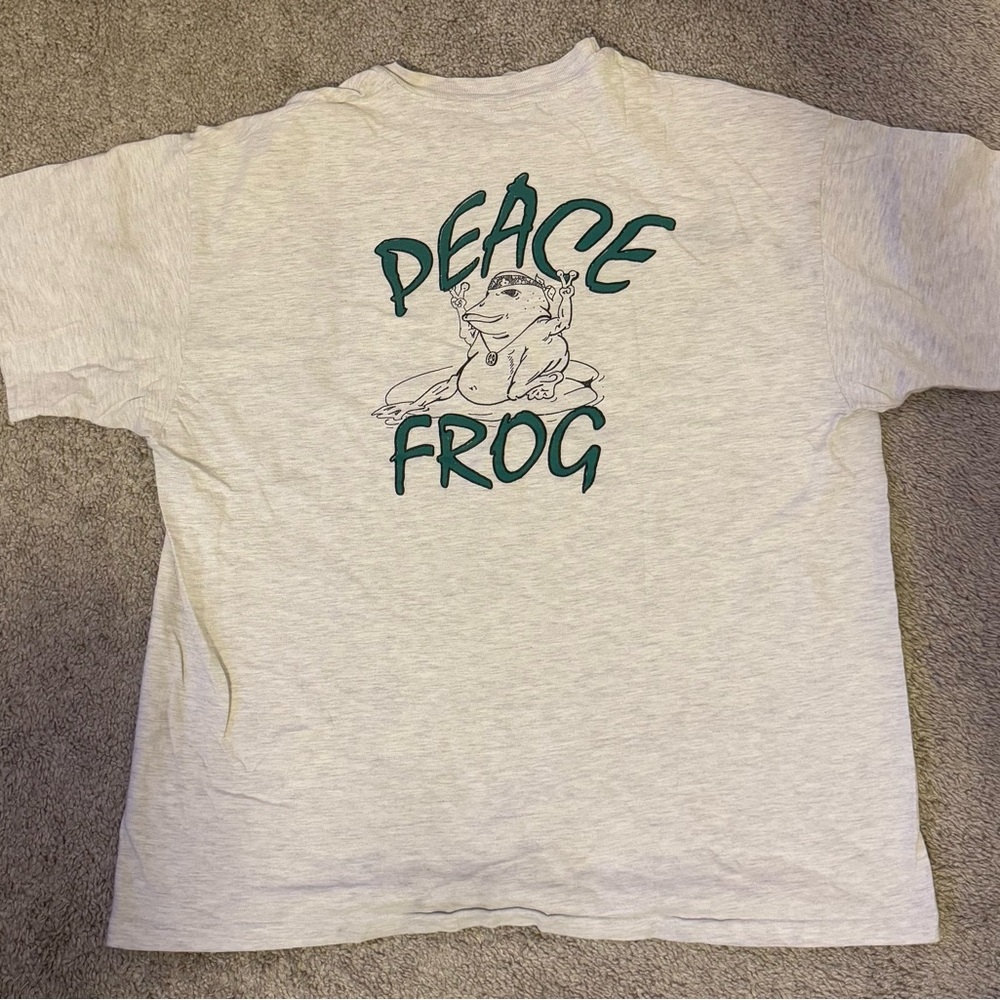 Vintage Peace Frog Tee XL